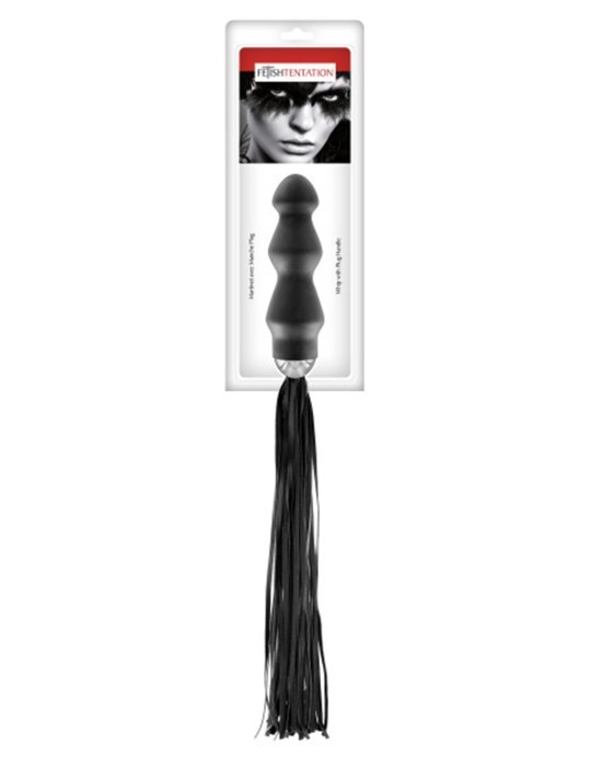 Martinet avec manche plug anal noir Fetish Tentation - CC570401