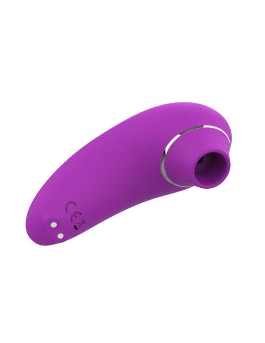 Vibromasseur clitoridien par embout de vibrations sur membrane violet USB - WS-NV053PUR