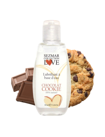 Lubrifiant à base d'eau 100% naturel Chocolat Cookie 90 ml - SEZ088