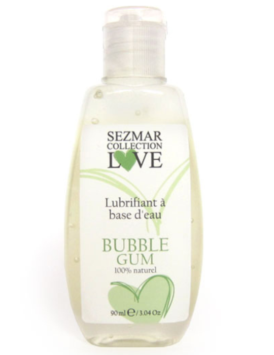 Lubrifiant à base d'eau 100% naturel Bubble Gum 90 ml - SEZ086