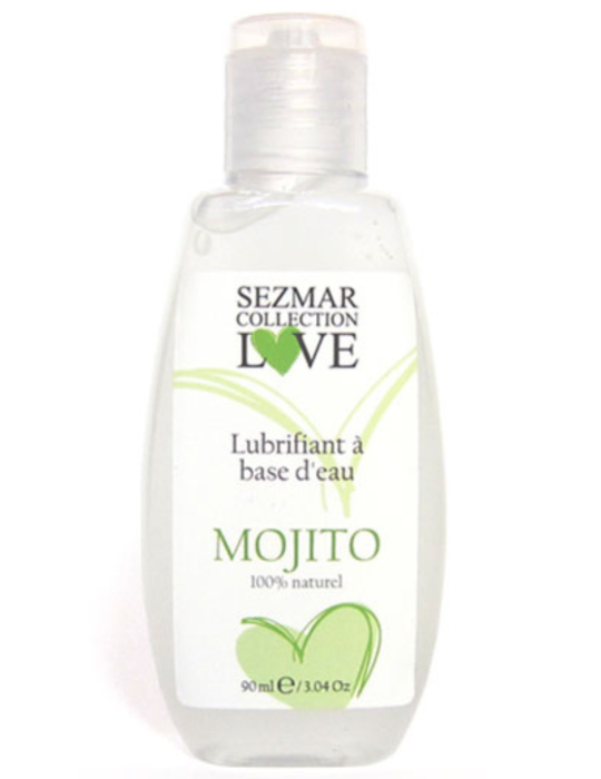 Lubrifiant à base d'eau 100% naturel Mojito 90 ml - SEZ084