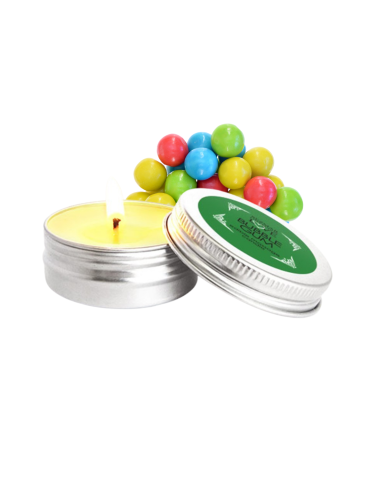 Mini Bougie de massage Bubble Gum 30ml - SEZ0066