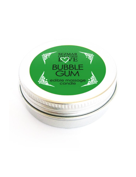 Mini Bougie de massage Bubble Gum 30ml - SEZ0066