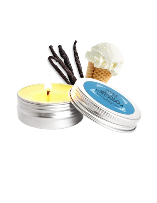 Mini Bougie de massage glace vanille 30ml - SEZ070