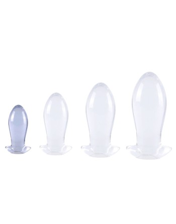 Plug Egg Clear S 9 x 4cm Transparent