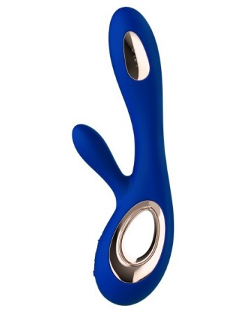 Vibromasseur Soraya Wave 22 x 3.8 cm Bleu nuit