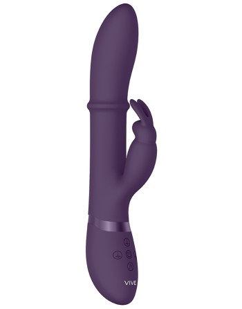 Vibro Rabbit Halo 24.5 x 3.5cm Violet