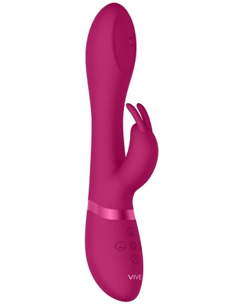 Vibro Rabbit Mira 21 x 3.5cm Rose