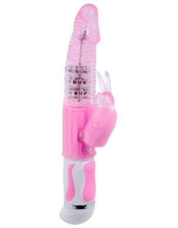 Vibro Rabbit Rotatif Fascination 28cm Rose