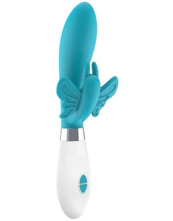 Vibro Rabbit Alexios 21cm Bleu