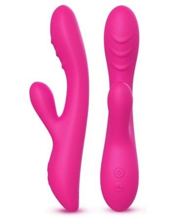 Vibro Rabbit chauffant Spark 22cm Rose