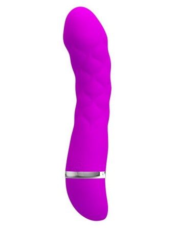 Vibromasseur design Truda 19.5 x 3.5cm - Violet