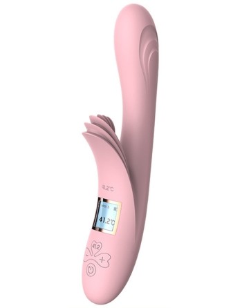 Vibro Rabbit chauffant Lilo Heat 23cm Rose