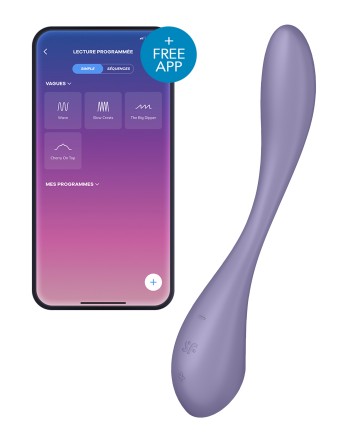 Vibro connecté G-Spot Flex 5+ Satisfyer Mauve