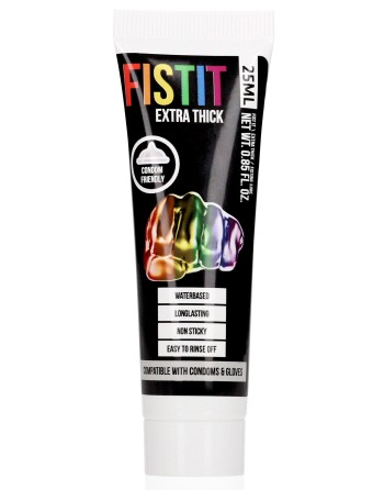 Lubrifiant Eau Fist It Extra Thick Rainbow 25ml