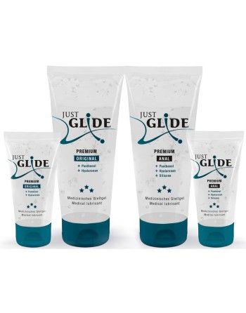 Pack Lubrifiants Premium Just Glide x4