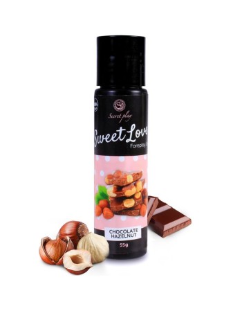 Lubrifiant comestible Sweet Love Chocolat-Noisettes 60ml