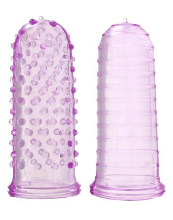 Gaines de doigt texturées Sexy Finger Ticklers x2