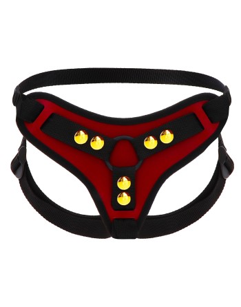 Jock-Harnais pour Gode-ceinture Taboom Rouge