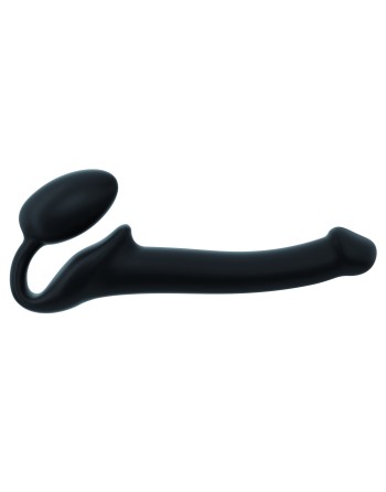 Gode + plug Strap-On-Me Beandable S 15 x 3.5 cm Noir