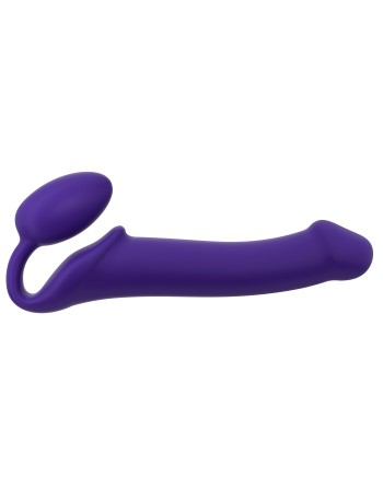 Gode + Plug STRAP-ON-ME Bendable L 16 x 3.7 cm Violet