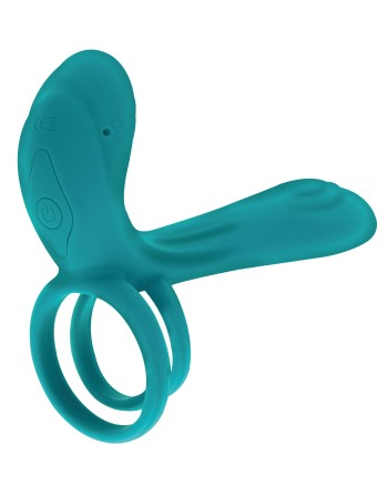 Cockring avec étui vibrant Vibrator Green 10 x 2.8cm