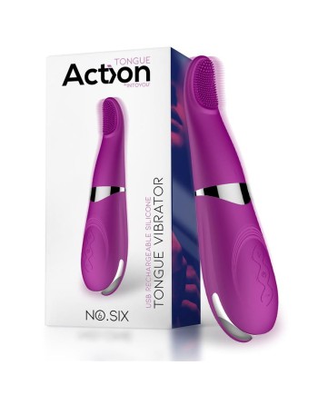 Stimulateur de clitoris Tongue Vibrator 19cm Violet