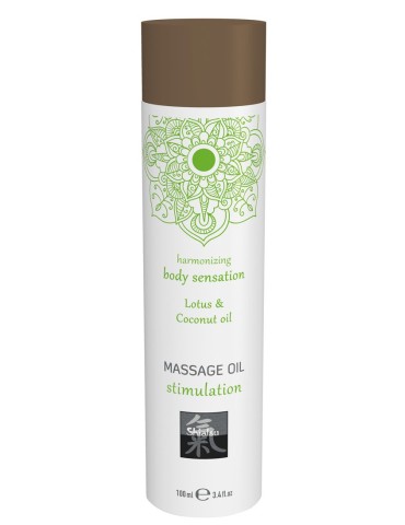 Huile de massage Stimulation Lotus et Coco 100mL