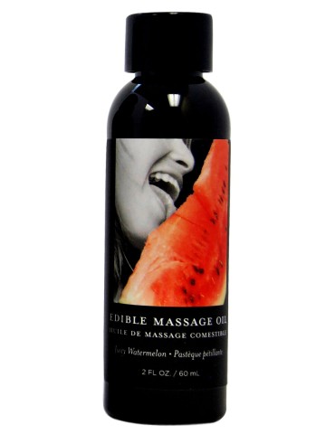 Huile de massage comestible Pastèque 60ml