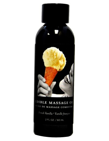 Huile de massage comestible Vanille 60ml