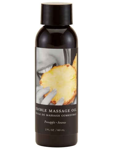 Huile de massage comestible Ananas 60ml