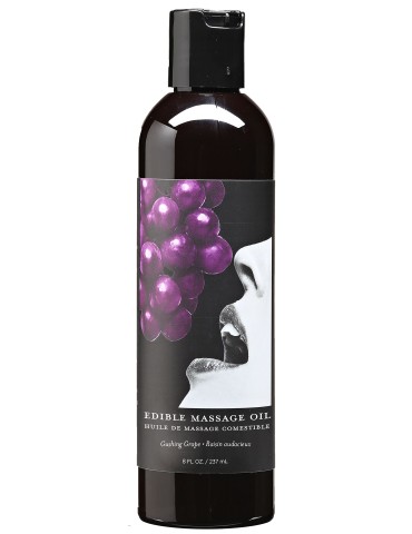 Huile de massage comestible Raisin 237ml