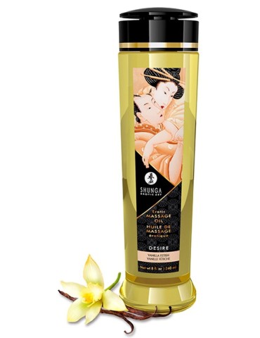 Huile de massage Desire Vanille fétiche 240mL