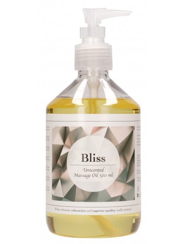 Huile de massage Bliss sans parfum 500ml