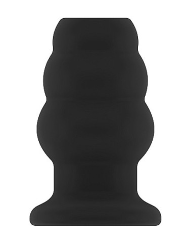 No.51 - Large Hollow Tunnel Butt Plug - 5 Inch - Black