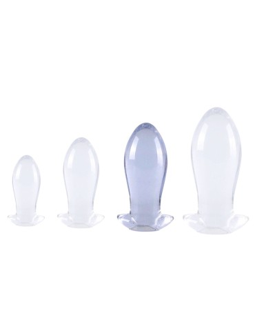 Plug Egg Clear L 13.5 x 6cm Transparent