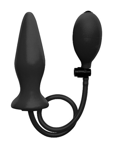 Plug gonflable Ouch en silicone noir