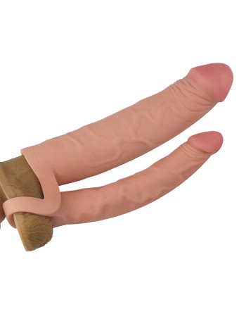 Gaine de pénis Double Penis 18 x 4 cm