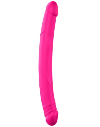 Double Gode Real Double Do Magenta 42 x 4 cm