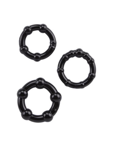 Lot de 3 cockrings Mini Noir