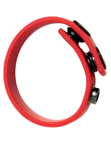 Cock strap en silicone Rouge