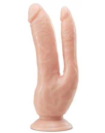 Double gode Dp Cock Dr Skin 18 x 6cm