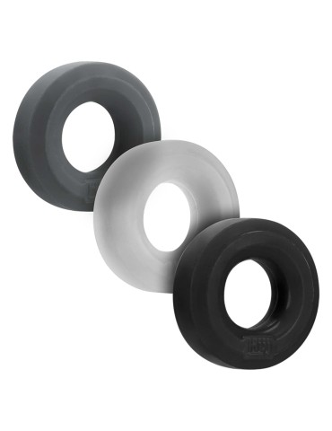 Lot de 3 cockrings Huj Dark