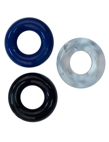 Lot de 3 mini cockrings Donut