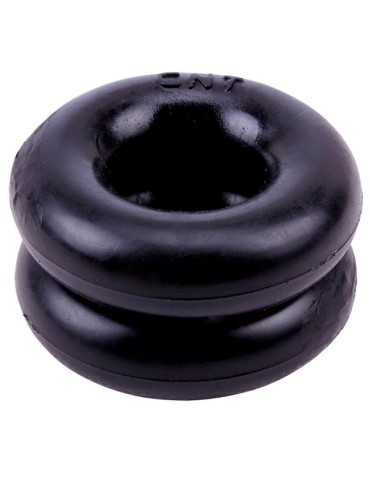 Lot de 2 cockrings souples Donut Noir