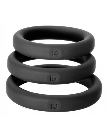 Lot de 3 cockrings Xact-Fit S-M