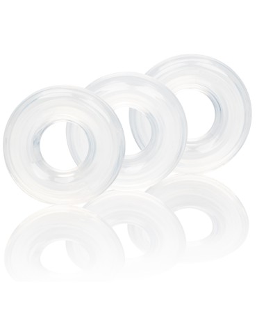 Lot de 3 cockrings souples Stacker 20mm