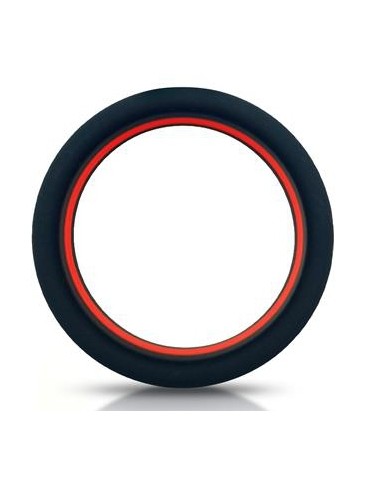 Cockring silicone Beast Rings 36mm Noir-Rouge