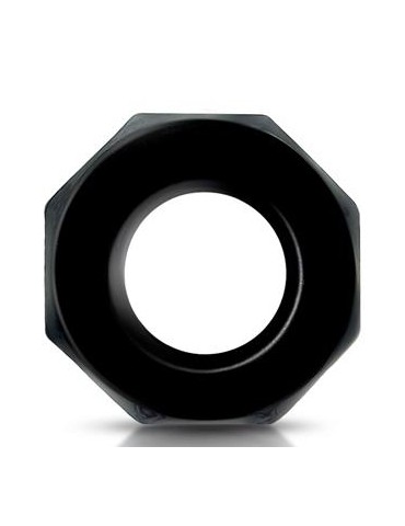 Cockring souple Polygon Noir