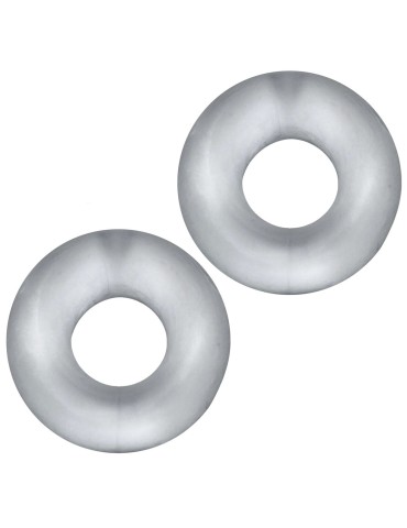 Lot de 2 cockrings Stiffy Bulge Transparents